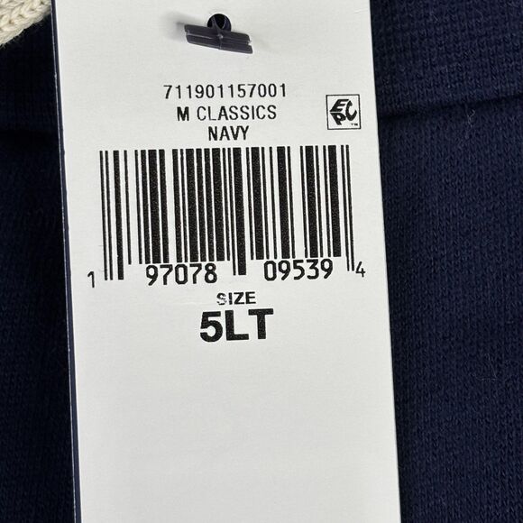 Polo Ralph Lauren Shorts Mens 5XLT Navy Fleece Sweatshorts Drawstring 1967 - Picture 8 of 15